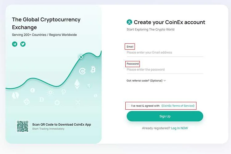 آموزش پلتفرم تبادل کوینکس آموزش پلتفرم تبادل Coinex
