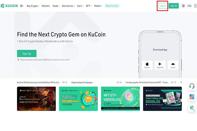 آموزش پلتفرم تبادل کوکوین ورود به حساب صرافی کوکوین
